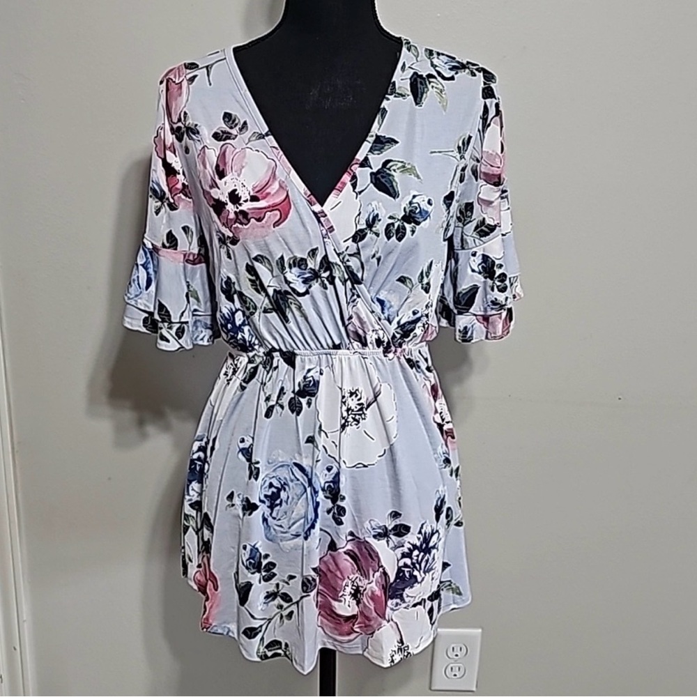 Pastel Palette NWOT Floral Blouse